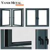 Ce-Standard Champagner-Aluminium-Schiebefenster, Glastüren und Fenster, Bronze-Schiebefenster, Aluminiumfenster