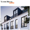 Yandi Hausfenster im modernen Stil, Doppelverglasung, einfaches Design, Aluminium-Schiebefenster