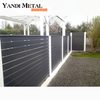 Beliebter dekorativer Gartenzaun. Metallzaun aus Aluminium, hochwertig, langlebig, individuelle Yandi-Herstellung